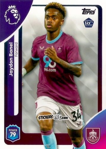 Sticker Jaydon Banel - Premier League 2026 Trading Cards
 n. 321 - Topps