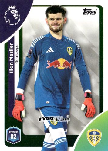 Cromo Illan Meslier - Premier League 2026 Trading Cards
 n. 326 - Topps