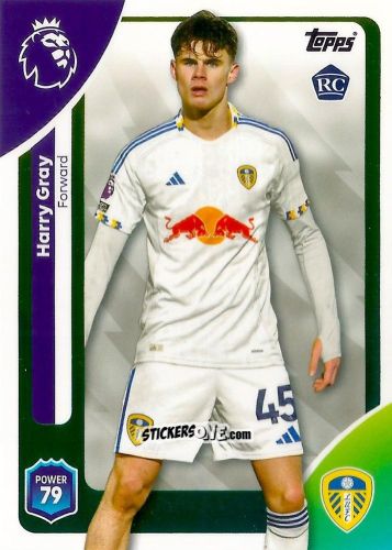 Cromo Harry Gray - Premier League 2026 Trading Cards
 n. 334 - Topps