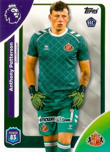 Cromo Anthony Patterson - Premier League 2026 Trading Cards
 n. 344 - Topps