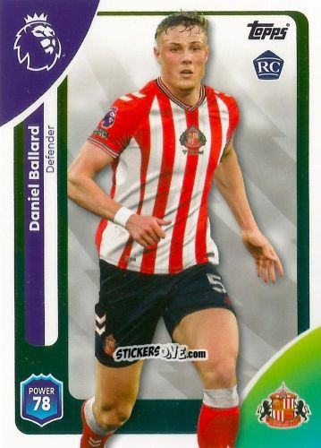 Cromo Daniel Ballard - Premier League 2026 Trading Cards
 n. 348 - Topps