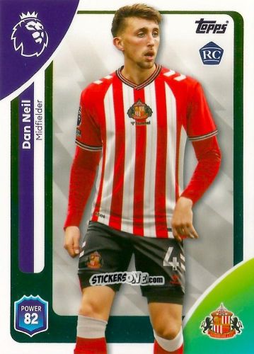 Figurina Dan Neil - Premier League 2026 Trading Cards
 n. 350 - Topps