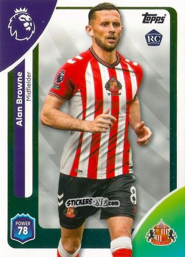 Figurina Alan Browne - Premier League 2026 Trading Cards
 n. 351 - Topps