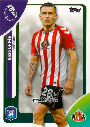 Sticker Enzo Le Fée - Premier League 2026 Trading Cards
 n. 353 - Topps