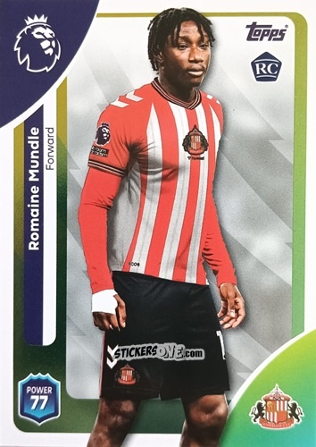 Cromo Romaine Mundle - Premier League 2026 Trading Cards
 n. 354 - Topps