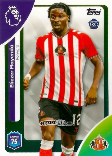 Cromo Eliezer Mayenda - Premier League 2026 Trading Cards
 n. 356 - Topps
