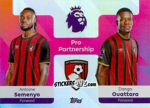 Sticker Antoine Semenyo / Dango Ouattara - Premier League 2026 Trading Cards
 n. 363 - Topps