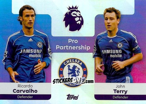 Figurina Ricardo Carvalho / John Terry - Premier League 2026 Trading Cards
 n. 366 - Topps