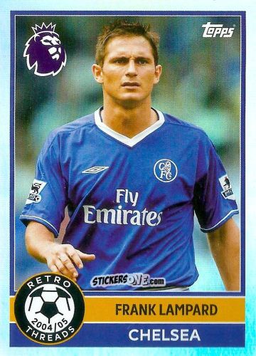 Figurina Frank Lampard - Premier League 2026 Trading Cards
 n. 387 - Topps