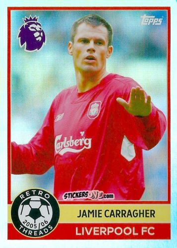 Cromo Jamie Carragher - Premier League 2026 Trading Cards
 n. 391 - Topps