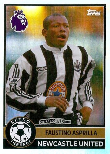 Sticker Faustino Asprilla - Premier League 2026 Trading Cards
 n. 394 - Topps