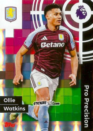 Cromo Ollie Watkins - Premier League 2026 Trading Cards
 n. 402 - Topps