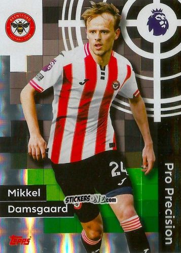 Sticker Mikkel Damsgaard - Premier League 2026 Trading Cards
 n. 404 - Topps