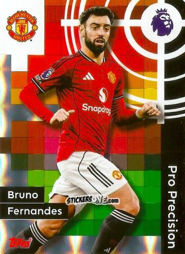 Sticker Bruno Fernandes - Premier League 2026 Trading Cards
 n. 412 - Topps