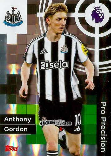 Sticker Anthony Gordon - Premier League 2026 Trading Cards
 n. 414 - Topps