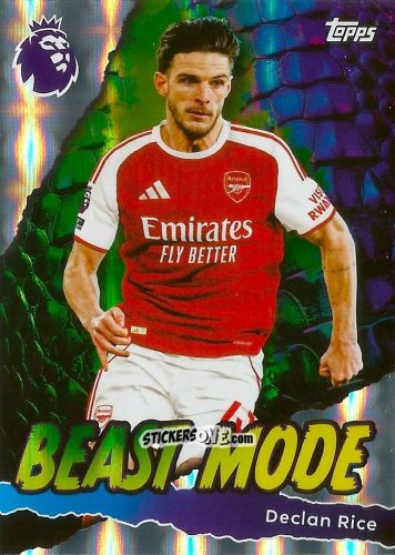 Cromo Declan Rice - Premier League 2026 Trading Cards
 n. 421 - Topps