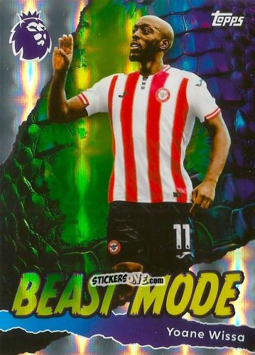 Sticker Yoane Wissa - Premier League 2026 Trading Cards
 n. 424 - Topps