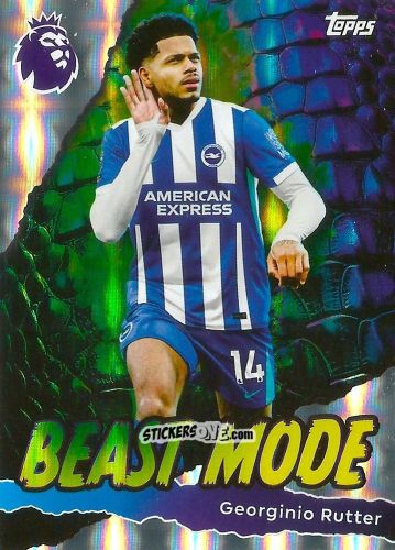 Cromo Georginio Rutter - Premier League 2026 Trading Cards
 n. 425 - Topps