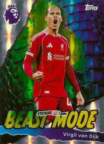 Figurina Virgil van Dijk - Premier League 2026 Trading Cards
 n. 430 - Topps
