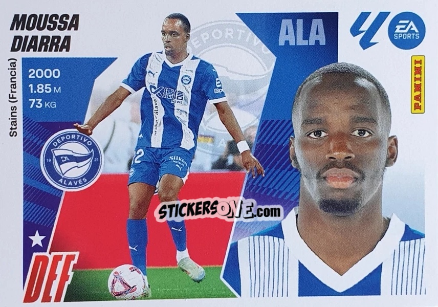 Cromo Moussa Diarra (9) - LaLiga 2025-2026
 n. 9 - Panini