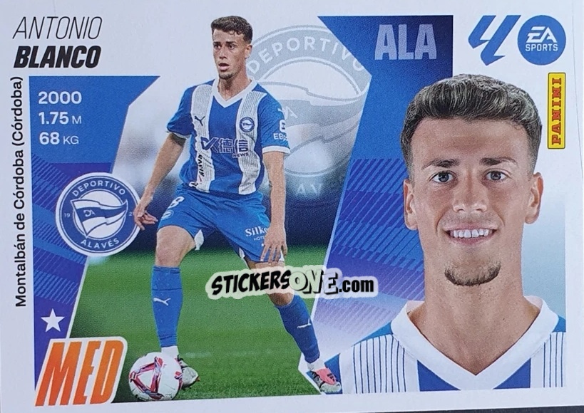 Cromo Blanco (14) - LaLiga 2025-2026
 n. 14 - Panini