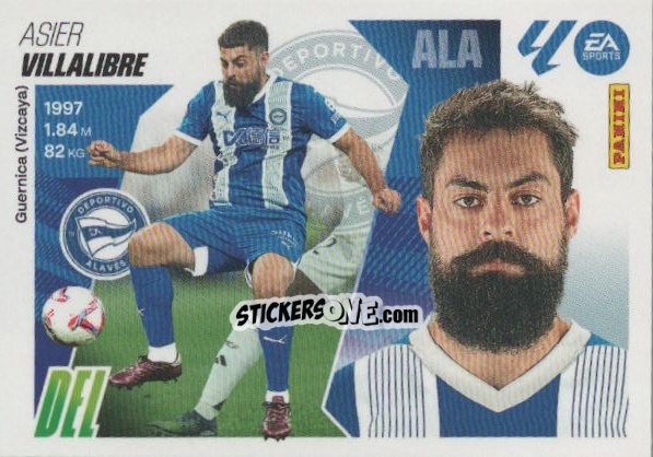 Cromo Villalibre (20) - LaLiga 2025-2026
 n. 20 - Panini