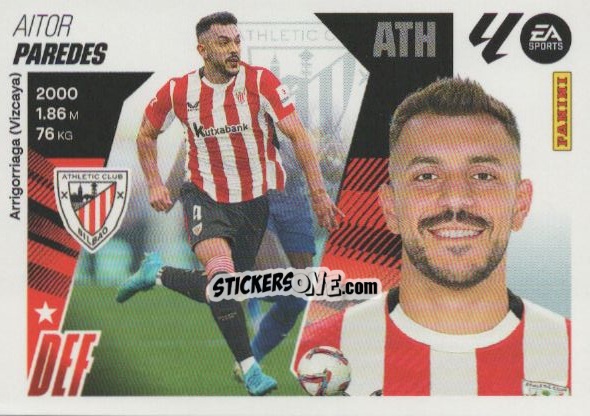 Figurina Paredes (7) - LaLiga 2025-2026
 n. 48 - Panini