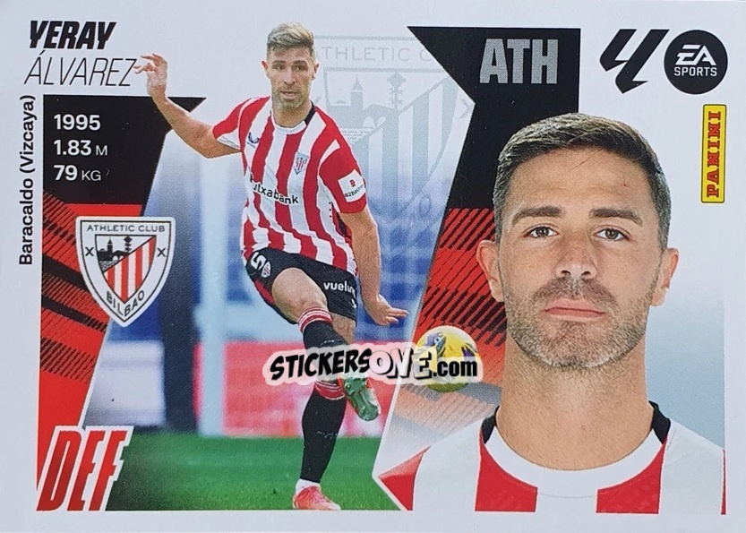 Figurina Yeray (8) - LaLiga 2025-2026
 n. 49 - Panini