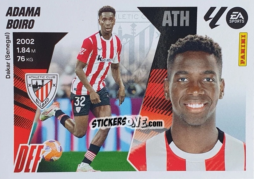 Figurina Adama Boiro (9B) - LaLiga 2025-2026
 n. 51 - Panini