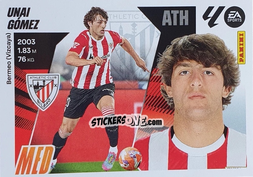 Figurina Unai Gómez (14) - LaLiga 2025-2026
 n. 56 - Panini