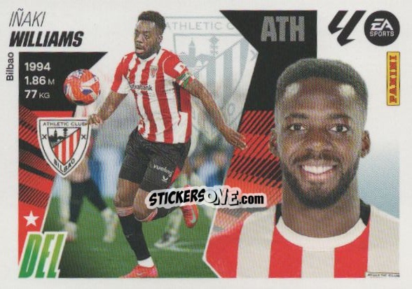 Figurina Williams (18) - LaLiga 2025-2026
 n. 61 - Panini