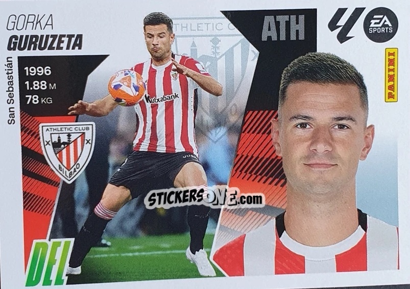 Figurina Guruzeta (19) - LaLiga 2025-2026
 n. 62 - Panini