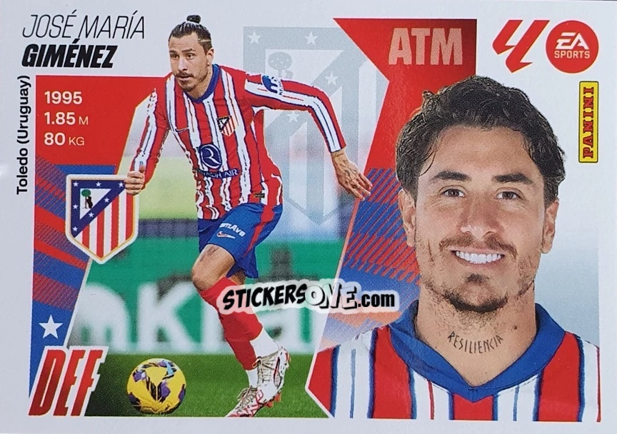 Cromo Giménez (6) - LaLiga 2025-2026
 n. 76 - Panini
