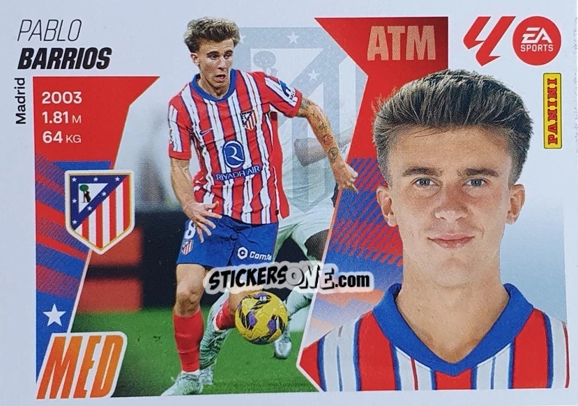 Sticker Barrios (13) - LaLiga 2025-2026
 n. 83 - Panini