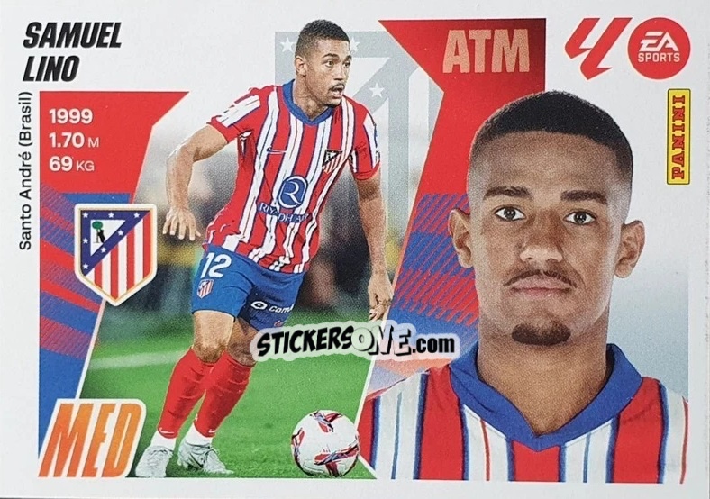 Sticker Samuel Lino (15) - LaLiga 2025-2026
 n. 85 - Panini