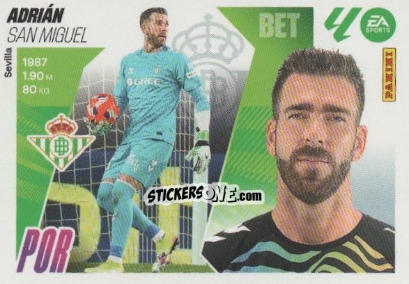 Sticker Adrián (4) - LaLiga 2025-2026
 n. 134 - Panini