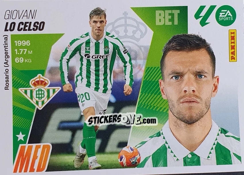 Cromo Lo Celso (13) - LaLiga 2025-2026
 n. 145 - Panini