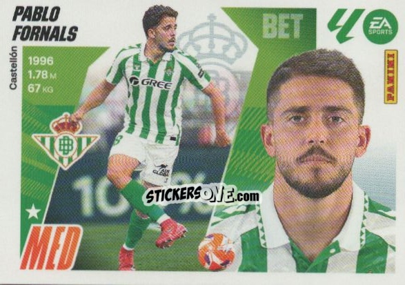 Sticker Pablo Fornals (14) - LaLiga 2025-2026
 n. 146 - Panini