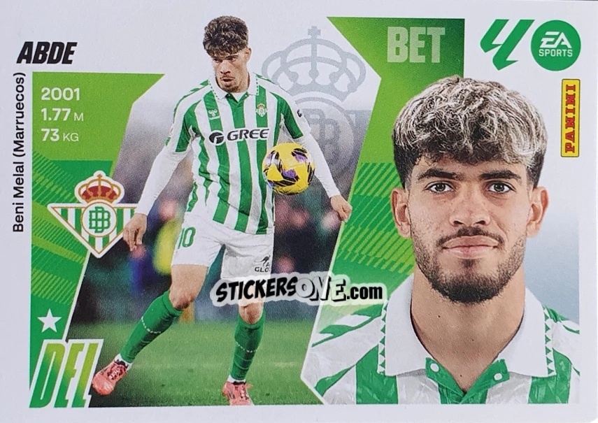 Figurina Abde (18) - LaLiga 2025-2026
 n. 150 - Panini