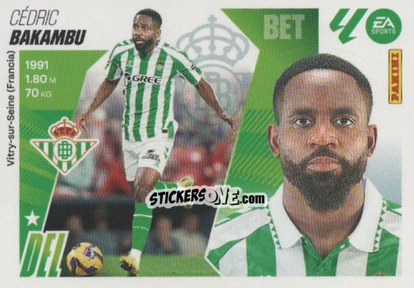 Figurina Bakambu (19) - LaLiga 2025-2026
 n. 151 - Panini