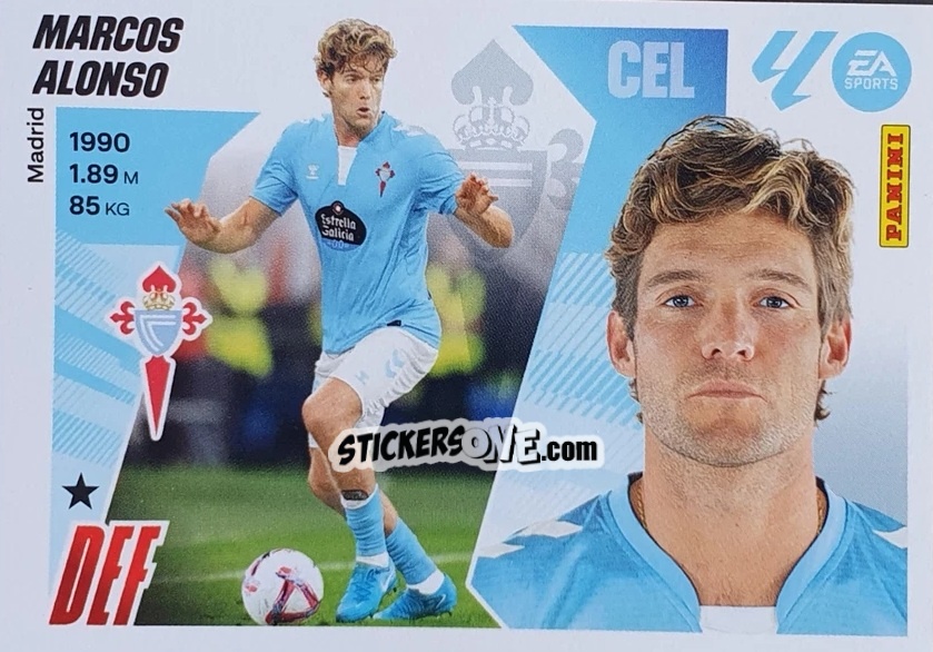 Figurina Marcos Alonso (10A) - LaLiga 2025-2026
 n. 171 - Panini
