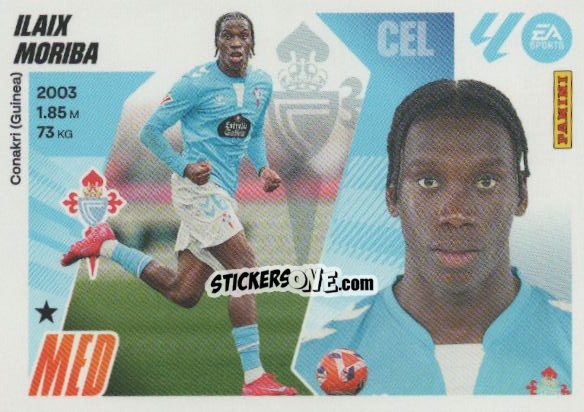 Figurina Ilaix Moriba (12) - LaLiga 2025-2026
 n. 174 - Panini