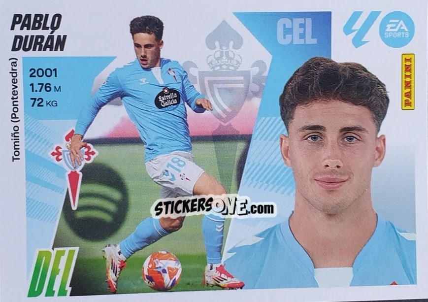Figurina Pablo Durán (17) - LaLiga 2025-2026
 n. 179 - Panini