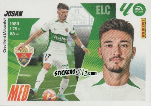 Sticker Josan (15A) - LaLiga 2025-2026
 n. 205 - Panini