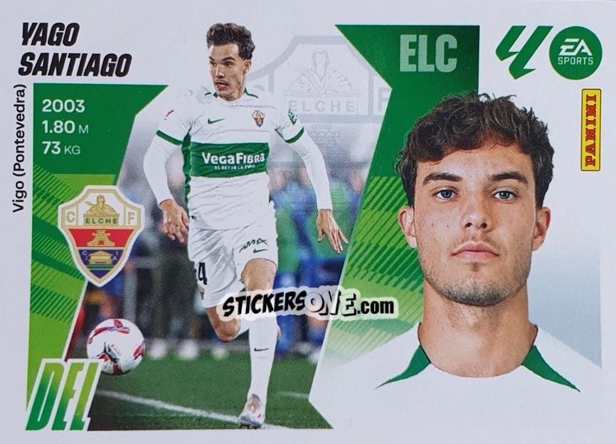 Sticker Yago Santiago (16) - LaLiga 2025-2026
 n. 207 - Panini