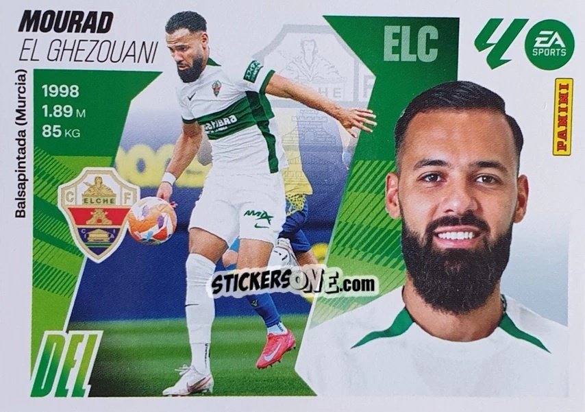 Sticker Mourad (20) - LaLiga 2025-2026
 n. 211 - Panini