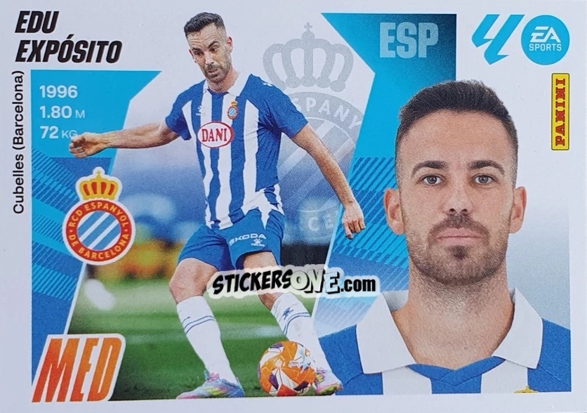 Figurina Edu Expósito (14) - LaLiga 2025-2026
 n. 234 - Panini