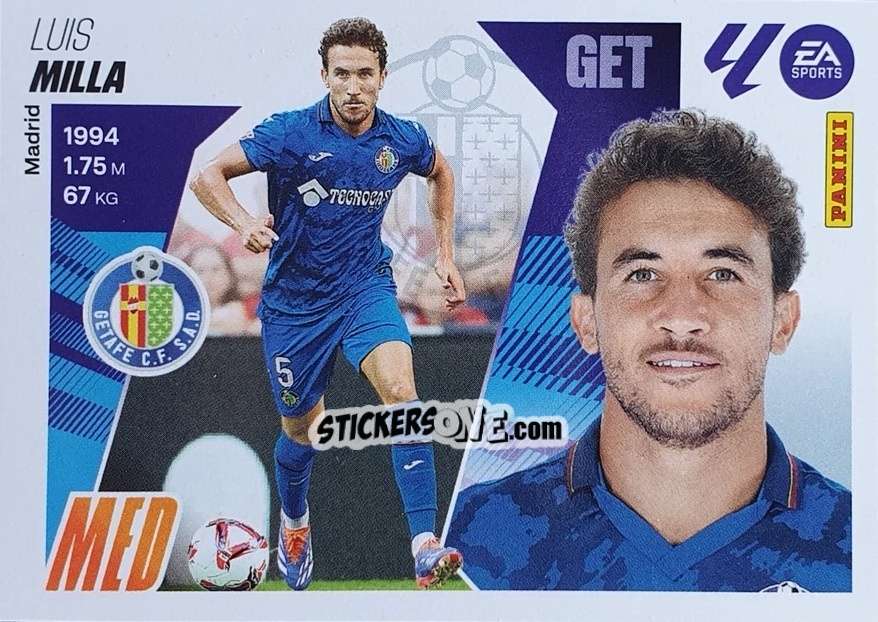 Figurina Milla (14) - LaLiga 2025-2026
 n. 266 - Panini