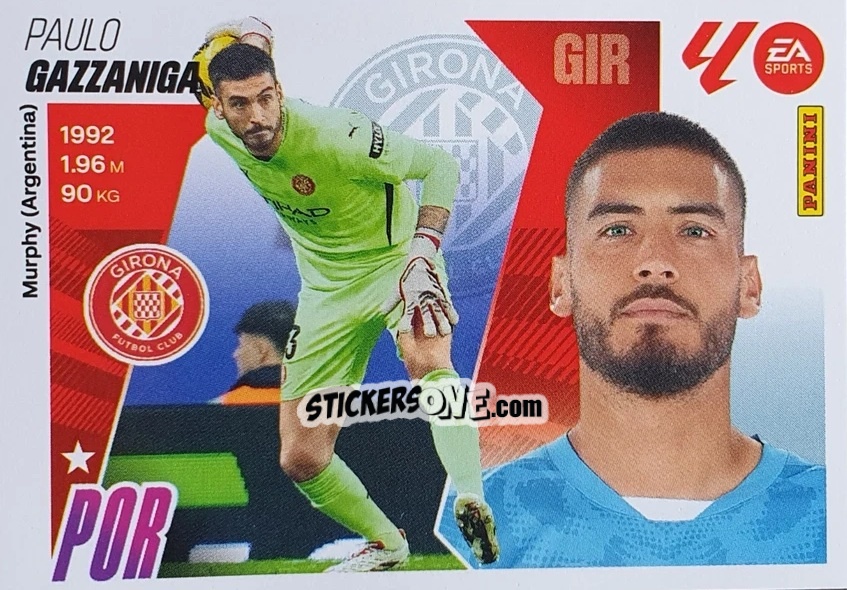 Cromo Gazzaniga (3) - LaLiga 2025-2026
 n. 283 - Panini