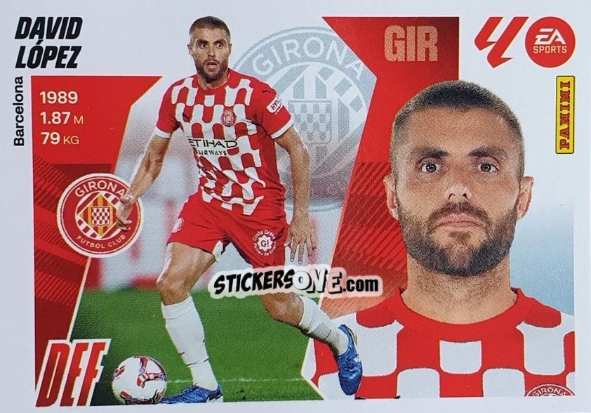 Cromo David López (7) - LaLiga 2025-2026
 n. 288 - Panini